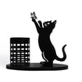 thumbnail image 1 of Portalápices de gato para escritorio, bonito organizador de decoración del hogar, vasos para bolígrafos para oficina, portalápices para escritorio, decoración de Metal, 1 of 5