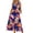 Pink Navy Floral, variant on Summer Dresses for Women Sleeveless Casual Long Dress Beach Vacation Sundresses with Pockets