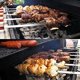 thumbnail image 4 of Brochetas para barbacoa, brochetas extralargas de acero inoxidable de 60 cm con mango de roble macizo, juego de 7, 4 of 5
