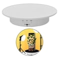 thumbnail image 3 of Soporte de exhibición eléctrico Zulema Base giratoria 360 grados Blanco, 3 of 8