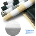 thumbnail image 3 of GFDYREE Lever de Soleil Écran de Clôture d'Intimité 35 Pouces x 15 Pieds en Maille pour Balcon Porche Terrasse Protection Extérieure Filet de Protection pour Clôture Terrasse Piscine Rampes de Cour Balcon-Gris/blanc-200 G/m2-Personnalisé, 3 of 7