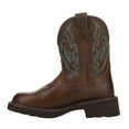 thumbnail image 3 of Justin Boots Womens Gemma Embroidered Round Toe Cowboy  Mid Calf Boots, 3 of 7