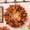 B, variant on Fall Maple Leaf Wreath for Front Door,Artificial Autumn Leaves Wreaths,Artificial Maple Leaves Fall Wreath for Porch Thanksgiving & Harvest Fall Decor,Halloween Harvest Door Decorations,B