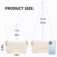thumbnail image 2 of Bolso de hombro Geelyda Y2K de piel vegana 25x16x7 cm blanco, 2 of 7