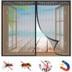 thumbnail image 1 of Mosquitera Magnética para Ventana, Cortinas Antimosquitos, Cierre Automático Magnético, para Ventanas o Puertas - Negro 47x47 pulgadas (120x120 cm), 1 of 5