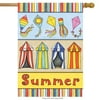 Sun and Fun Summer House Flag Kites Beach Tents 28" x 40" Briarwood Lane