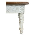 thumbnail image 2 of Bay Hand Carved Solid Wood Cocktail Table in Brown, 2 of 4