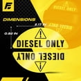 thumbnail image 4 of Diesel Only Sticker for Gas Cap (Yellow) - Diesel Labels for Fuel Caps on Fleet Trucks, Box Trucks, Vans - Universal Fit, Weather Proof, Extreme Stick by Fuel Stickers - USA Made (12 Pair), 4 of 6