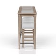 thumbnail image 6 of Miekor Furniture Frosted Glass Console Table With 3 Stools 18293, 6 of 8