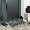 thumbnail image 4 of Achim Capri 3 Piece Rug Set Great For Living Room, Bedroom , Office, Entryway, Dining Room, Crosshatch Blue Grey, 4 of 8