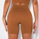thumbnail image 5 of Pantalones de Yoga sin costuras para mujer, pantalones cortos acanalados de realce para ciclismo, pantalones cortos deportivos de moda para gimnasio, correr, gimnasio, ropa ajustada para Yoga, 5 of 5
