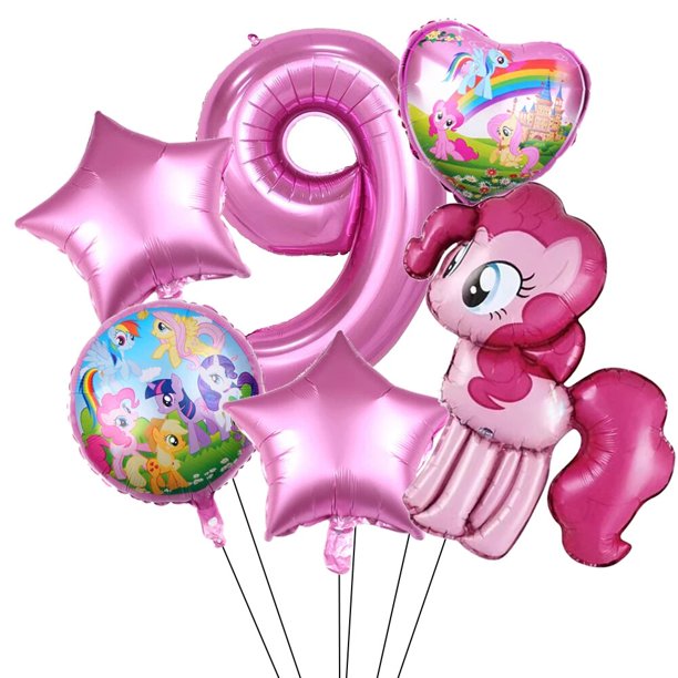 Conjunto de globos de látex de helio para fiesta de bebé, decoración de fiesta de cumpleaños de dibujos animados, suministros para niños y niñas, gran oferta