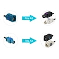 thumbnail image 3 of Cable adaptador de antena Bingfu Fakra Z macho hembra a DIN, 3 of 9