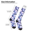 thumbnail image 2 of Daiia Sports Socks Skull star crystal Printed Novelty Crew Socks for Men Women Knee High Socks Cotton Socks Soft & Breathable Support Unisex Socks, 2 of 9