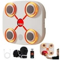 thumbnail image 1 of Music Boxing Training Machine， Wall Mounted Blue Tooth Smart Music Boxing Training Machine With Boxing Gloves， Electronic Boxing Training Punching Device Trainer For Home Yoga Strap for Stretching Set, 1 of 8