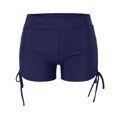 thumbnail image 5 of IDALL Swim Trunks,Womens Swim Shorts Brazilian Briefs Beachwear Brazilian Side Tie Thong Bathing Sports Yoga Shorts Skirt Swimbottom Period Swimwear For Teens,Bikini Bottoms,Swim Shorts Dark blue L, 5 of 7