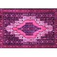 thumbnail image 1 of Ahgly Company Indoor Rectangle Persian Pink Traditional Area Rugs, 7' x 10', 1 of 4