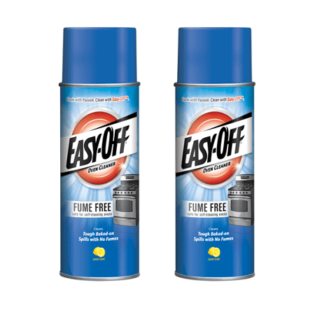 (2 Pack) Easy-Off Fume Free Oven Cleaner, Lemon 14.5oz (Best Cleaner For Flat Top Stove)