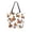 Orange-black Butterfly, variant on Open Top Canvas Tote Bag with Zipper Reusable Shopping Bag 13.5x15" Roomy Carryall Cute Black Cow