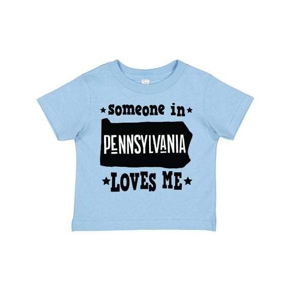 Inktastic Someone in Pennsylvania Loves Me Boys or Girls Toddler T-Shirt