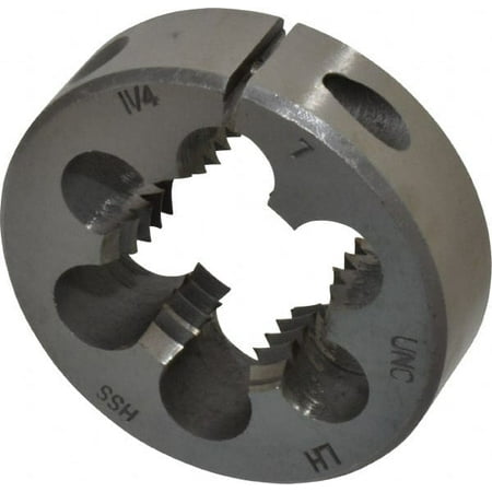 

Value Collection 1-1/4 - 7 UNC High Speed Steel Round Adjustable Die