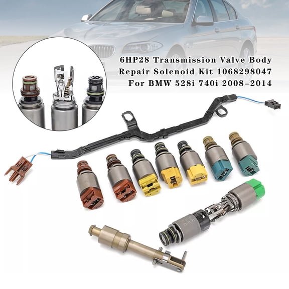 Restored 6HP28 Transmission Valve Body Repair Solenoid Kit 1068298047 For BMW 528i 740i (Refurbished)