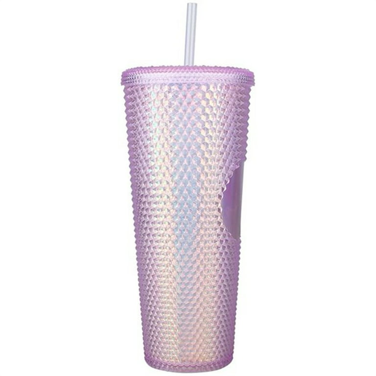 Reusable 9 Inch Pink Straws With Rings BPA Free Free 