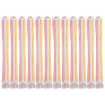 OUNONA 12Pcs Flexible Perm Rods Assorted Color Plastic Hair Curling Tools