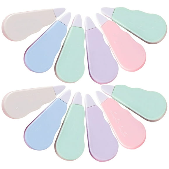 WASHWEPE 12Pcs Correction Tape for Students Assorted Colors Compact Easy to Carry