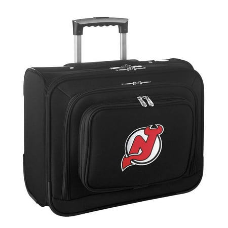 Denco NHL Wheeled Laptop Overnighter, New Jersey Devils