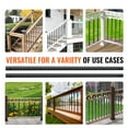 thumbnail image 6 of KFFKFF Metal Balusters for Staircase, 38'' x 1'' Sleek Aluminum Alloy Banister Spindles, Set of 72 Deck Baluster including Screws, Traditional Hollow Deck Railing with Satin Black Powder Finish, 6 of 9