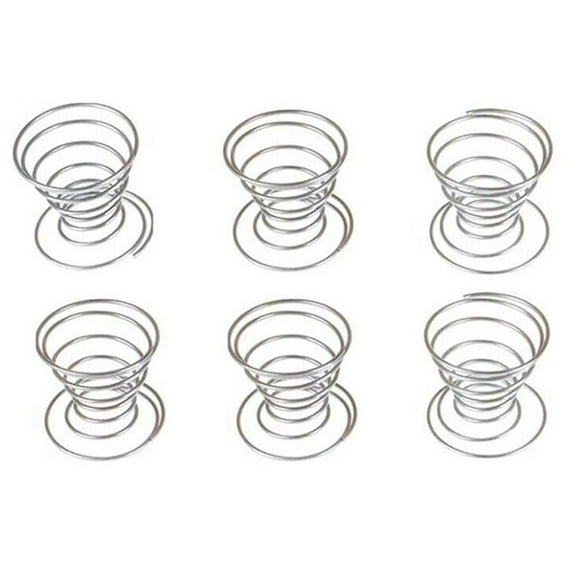 Compact Tillandsia Holder Pack Of 6 Flower Pot Stand In Stainless Steel