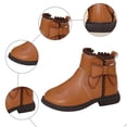 thumbnail image 7 of Toddler Girls Fall Winter Fashion Boots Casual Side Zipper Girls Shoes, 7 of 7
