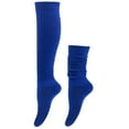 thumbnail image 4 of Luxalzxs Womens Solid Color Slouch Socks Scrunch Socks Knit Pile Socks Boot Socks Long Tube Socks, 4 of 4