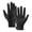 Black, variant on Men's Winter Fleece Lined Leather Touchscreen Windproof Water Resistant Cold Weather Gloves for Outdoor Work, 1 Pair