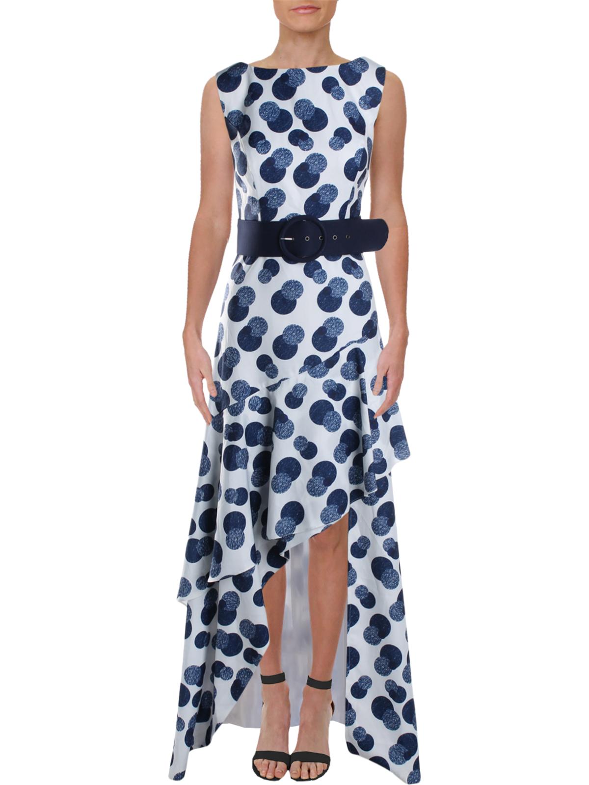 kay unger white dress