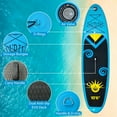 thumbnail image 3 of Inflatable Stand Up Paddle Board, 10'6" x 33" x 6" Inflatable Paddle Board with Premium Paddle Board Accessories, Non-Slip Comfortable Deck for Youth & Adults of All Skill Levels, 3 of 9