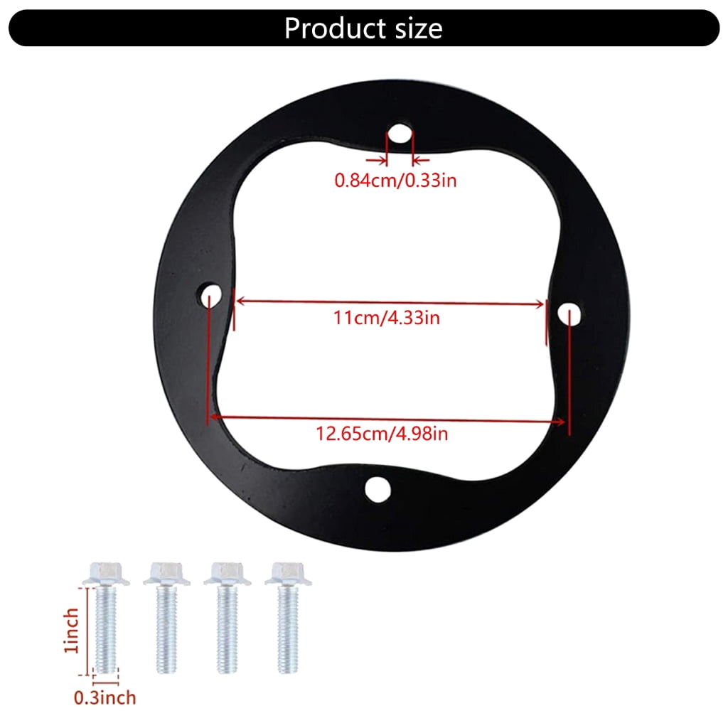 Mower Deck Repair Rings Parts 918-04126A 04125B 04608 Deck Spindle Reinforcement Rings with Screw