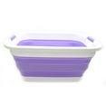 thumbnail image 5 of SAMMART Collapsible Plastic Laundry Basket - Foldable Pop Up Storage Container/Organizer - Portable Washing Tub - Space Saving Hamper/Basket, 5 of 8