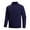 Navy, variant on cocolona Mens Knit Sweaters Casual Solid Button Lapel Long Sleeve Shirts Fall Winter Pullover Sweaters Tops Black L