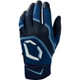 thumbnail image 2 of Evoshield Adult Khaos Baseball Batting Gloves Navy XX-Large, 2 of 3