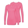 thumbnail image 1 of Adar sous-Vêtements pour Femmes 2 Pack - Tee-Shirt de Confort à Manches Longues, 1 of 7