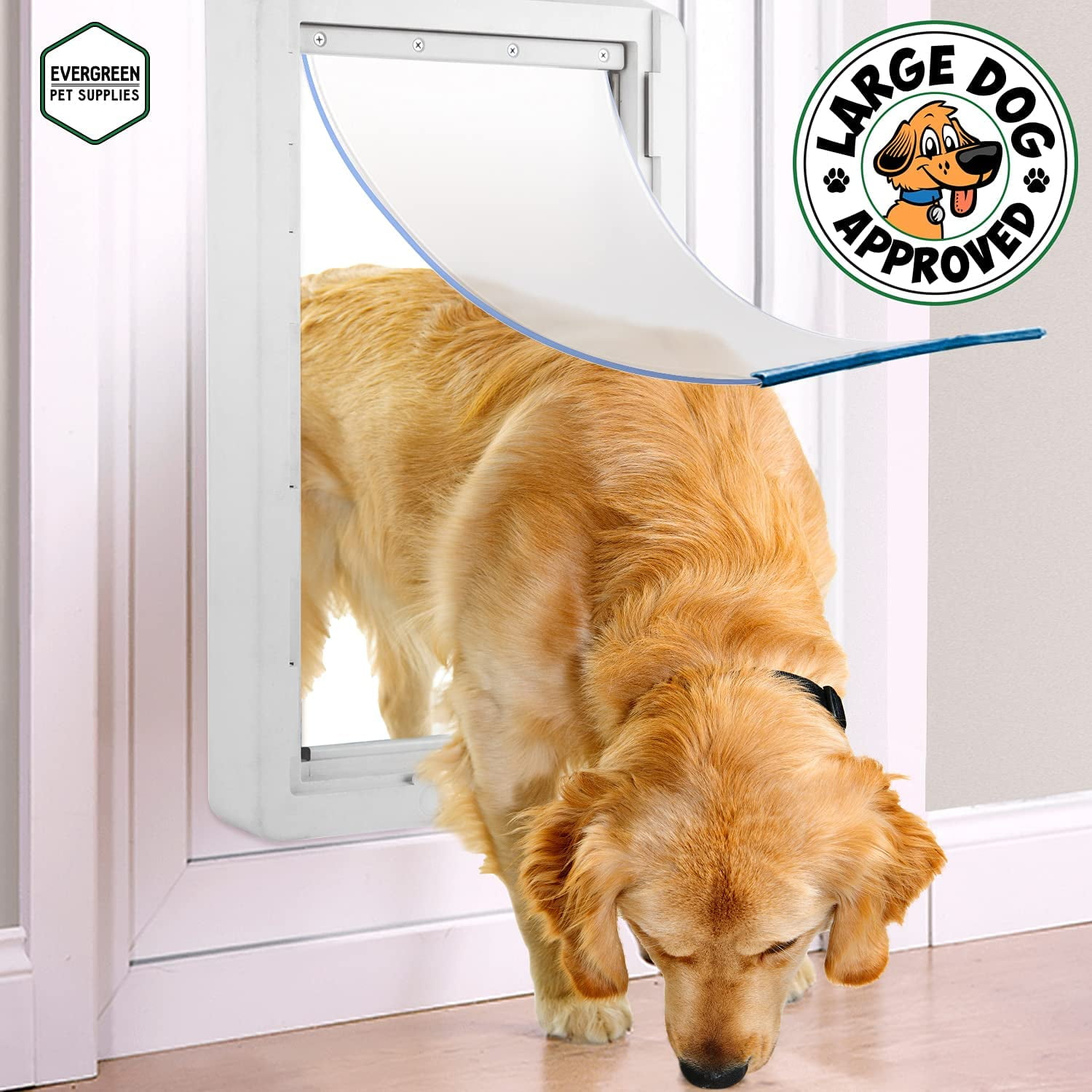 Evergreen Pet Supplies Extra Large Replacement Dog Door Flap Fits Ideal Pet Products Ruff Weather Pet Door