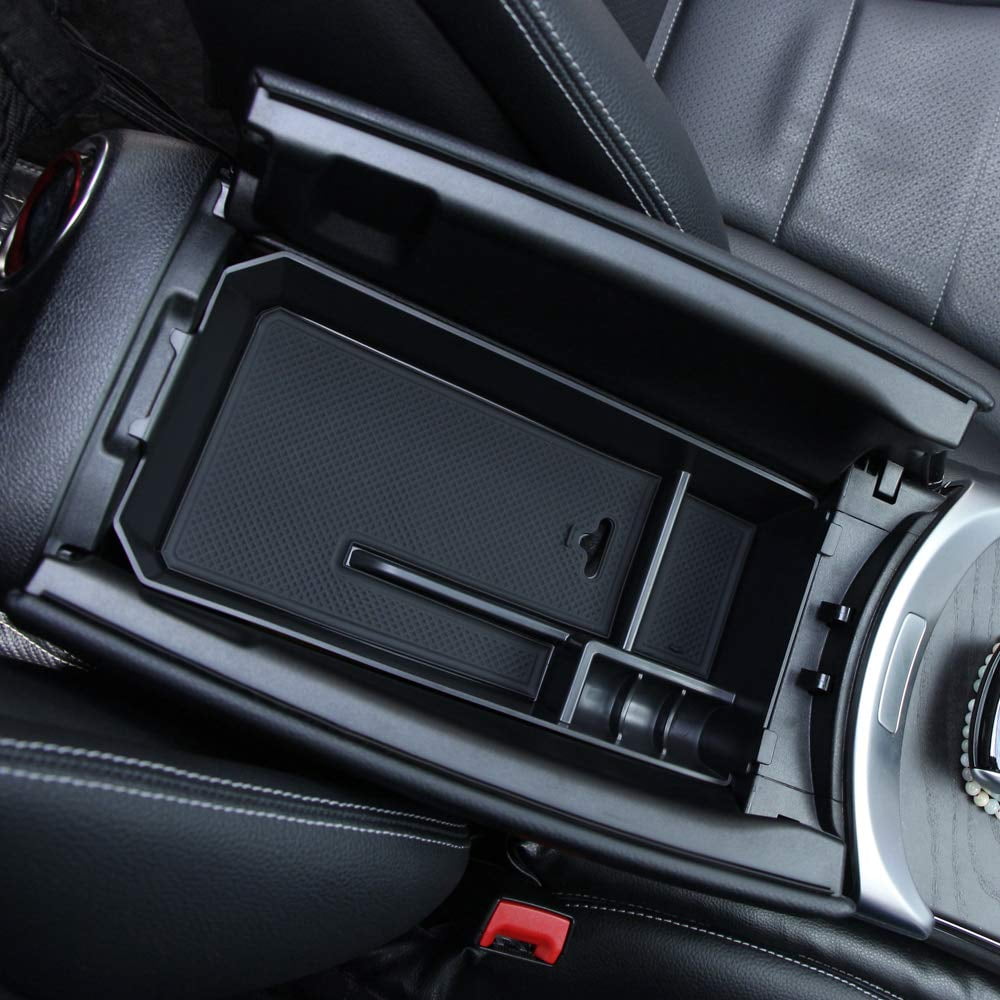 For Benz C Class W205 Inner Console Armrest Insert Storage Box Tray  2014-2019 