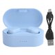 thumbnail image 1 of Auriculares inalámbricos Bluetooth Y80 Auriculares estéreo binaurales intrauditivos Auriculares Bluetooth 5.0 (azul), 1 of 8