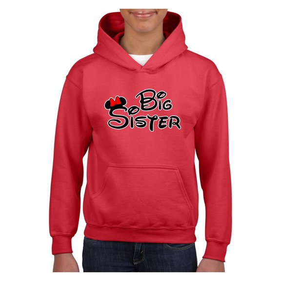 IWPF - Big Girls Hoodies and Sweatshirts - Big Sister