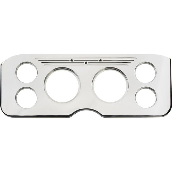Aluminum 6 Gauge Dash Panel, 3-3/8 Inch, 1955-59 GMC Truck
