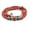 Red, variant on Handmade Ceramic Bracelet Unisex Geometric Design and Individually Packed Customizable Bracelet Perfect for Advertising