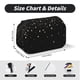 thumbnail image 5 of Disketp Star Silver Glitter Estuche de Lápices de Doble Capa con Tapa Abatible y Cremallera, Organizador Escolar para Adolescentes y Adultos, 5 of 7