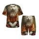 thumbnail image 1 of Balery Haystack Meditating Cat Conjunto de Pijama Infantil de Manga Corta con Estampado – Ropa de Dormir de Algodón Suave-XX-Large, 1 of 6